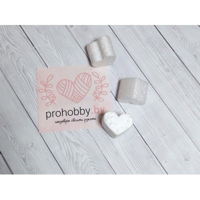 Сердечко из пенопласта, 2,8 см*2,3 см